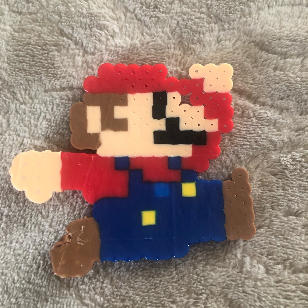 Mario Perler Bead Character